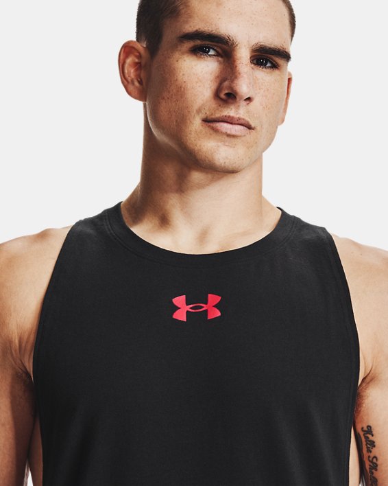 Men's UA Zone Tank in Black image number 3